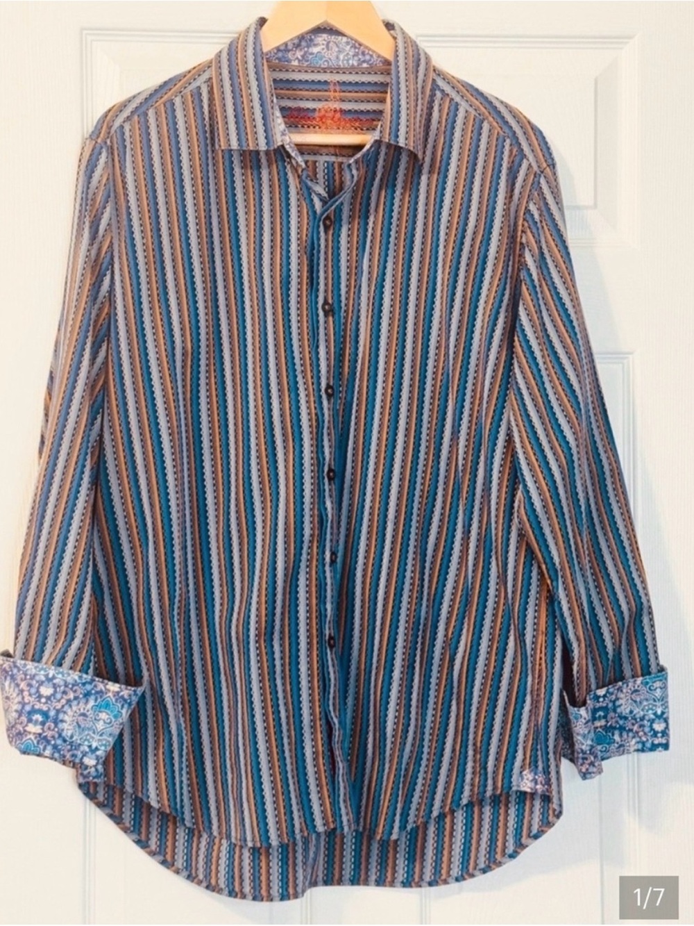 Robert Graham Button Down Shirt Size XL